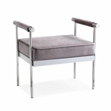 HELEN Ottoman X-OT-7826SS E-Grey Velvet