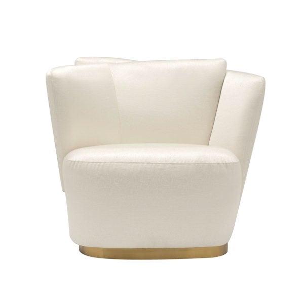 BOSTON Sofa Chair, Matt gold stainless steel base