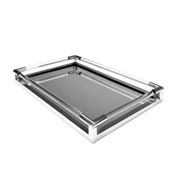 XC-7539 Acrylic Tray, Nickel, 61x41x7CM
