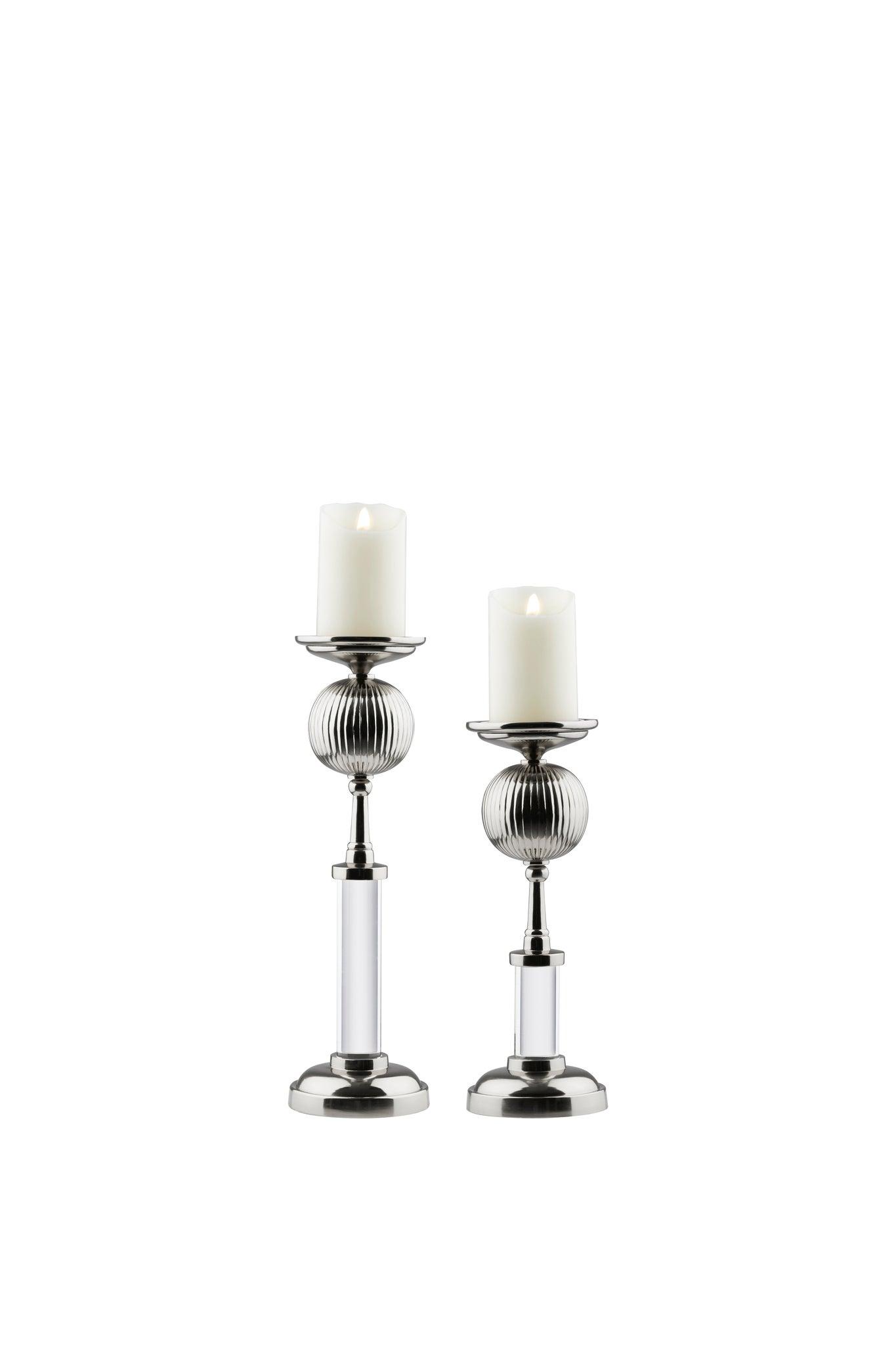 MIYA CANDLE HOLDER XC-2633AB SILVER