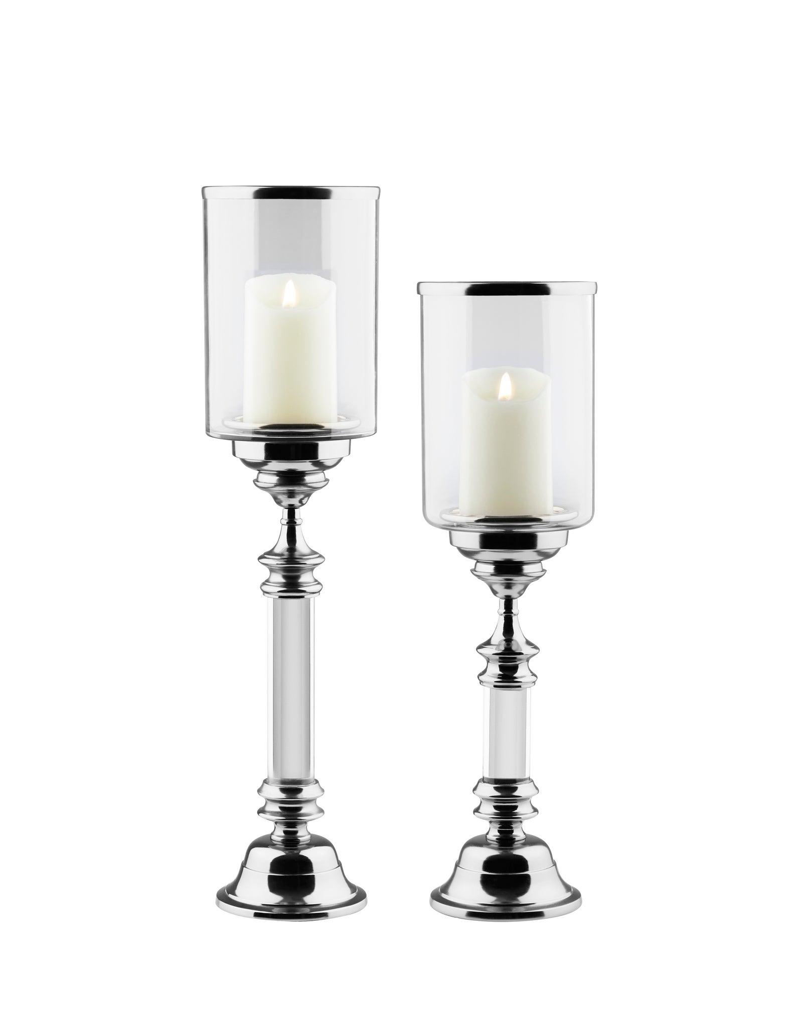 SABEN CANDLER HOLDER SILVER XC-2845 / XC-2853