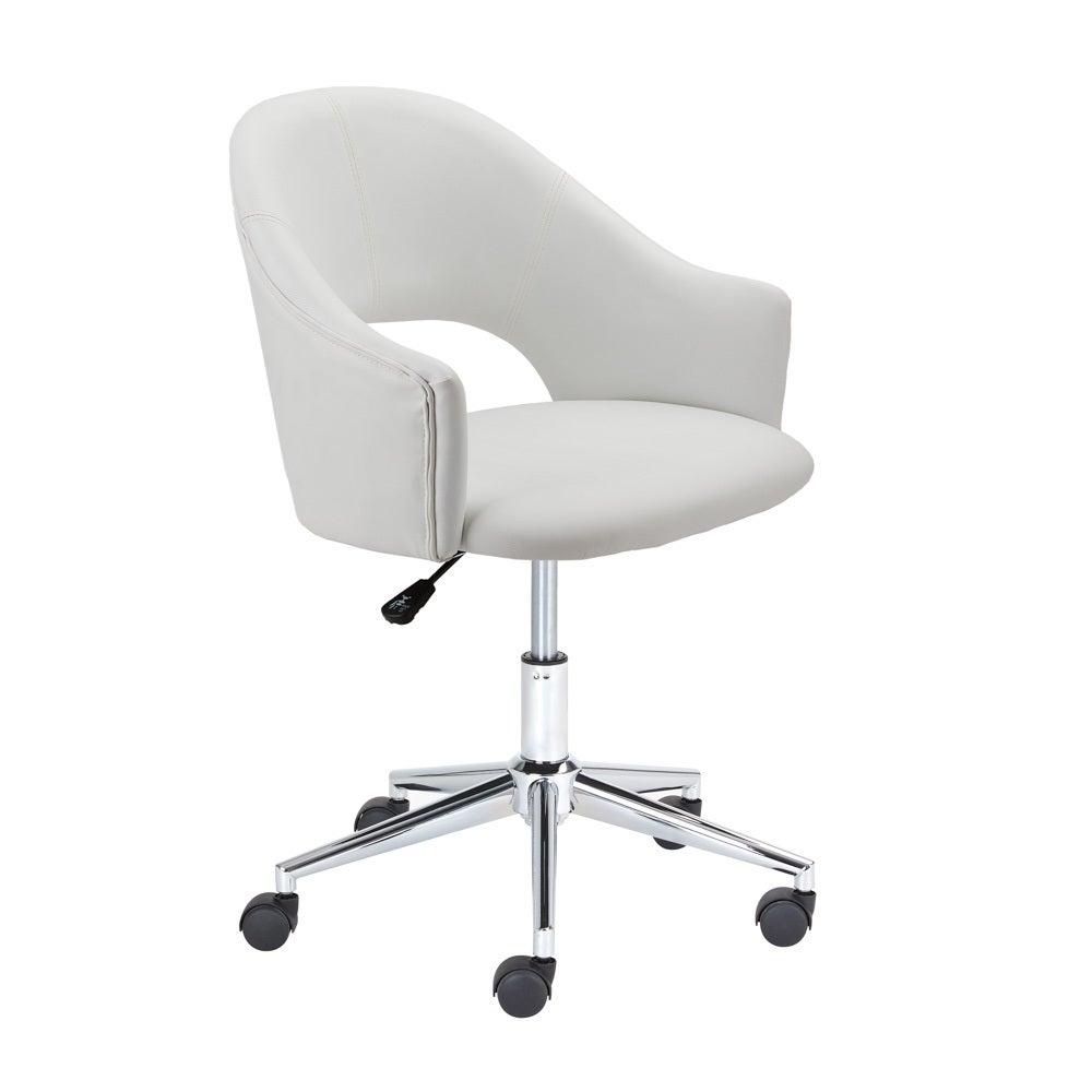 CASTELLE OFFICE CHAIR GY-5026 WHITE PU