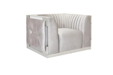 PALOMA Accent Chair GY-AC-8366ACR GREY VELVET