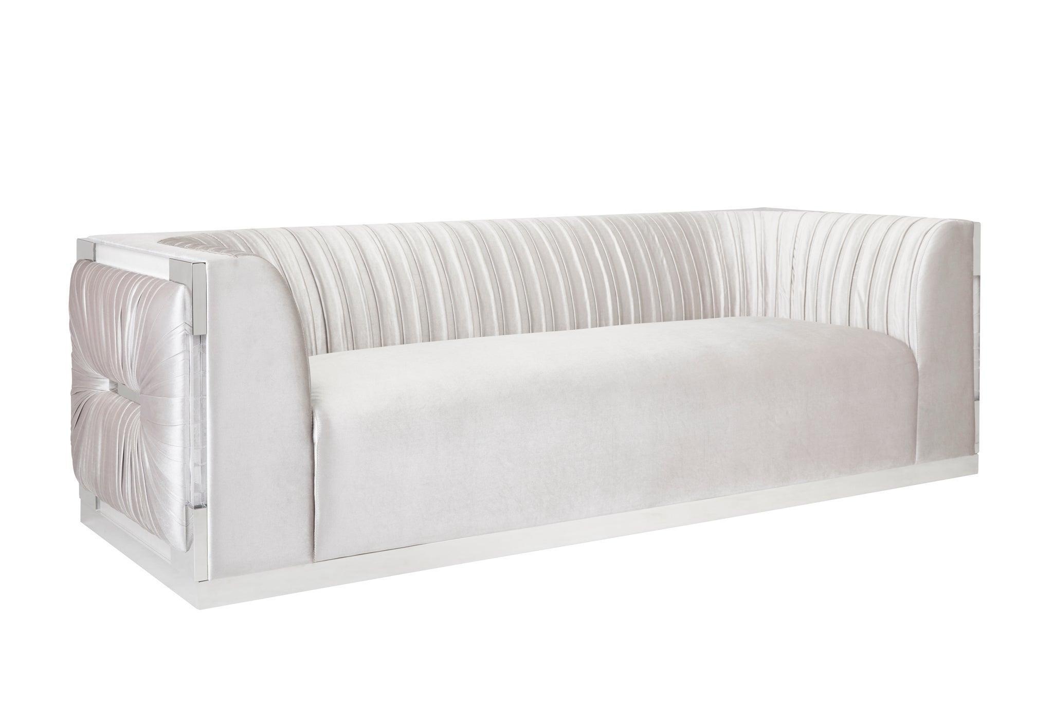 PALOMA Sofa GY-SF-8366ACR GREY VELVET