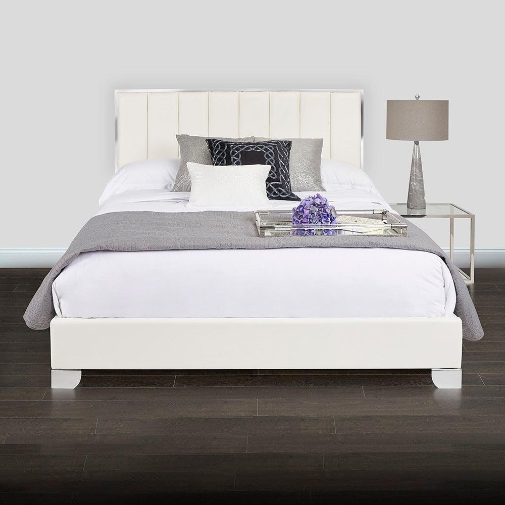 URIEL Bed Queen Aspen White