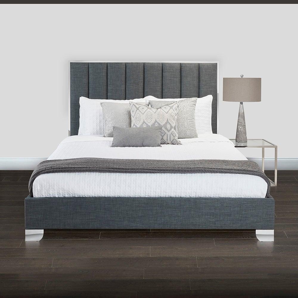 URIEL Bed Queen Napa Grey