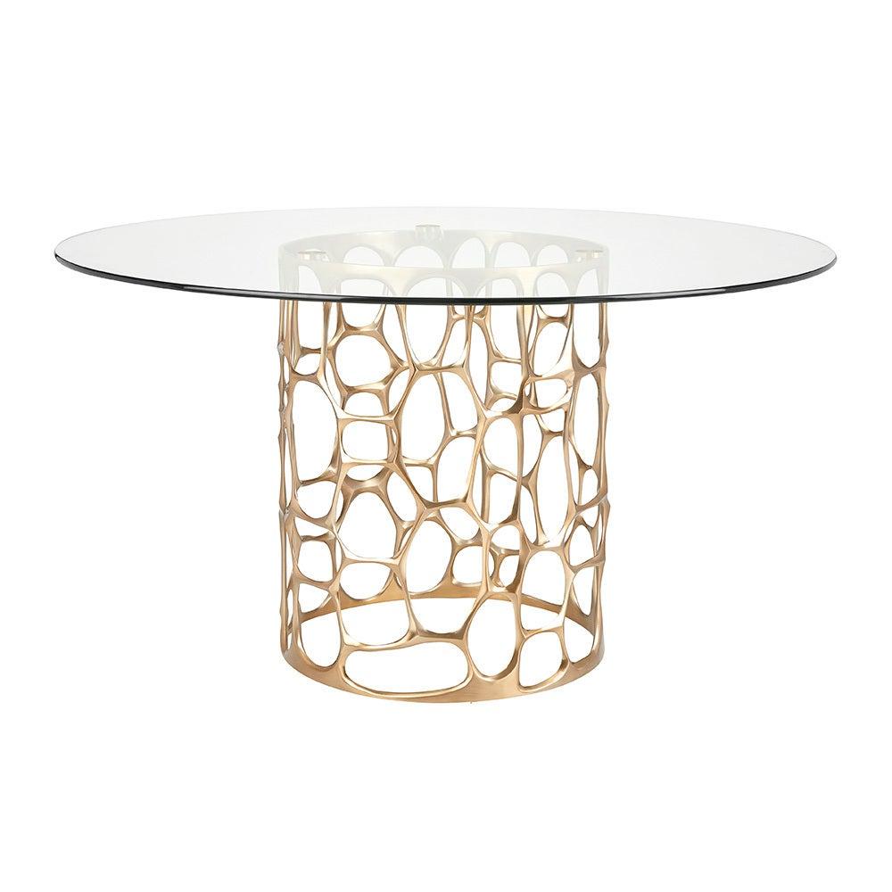 Mario dining table gold