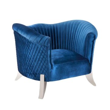 HALLAM Chair GY-AC-8198 BLUE VELVET