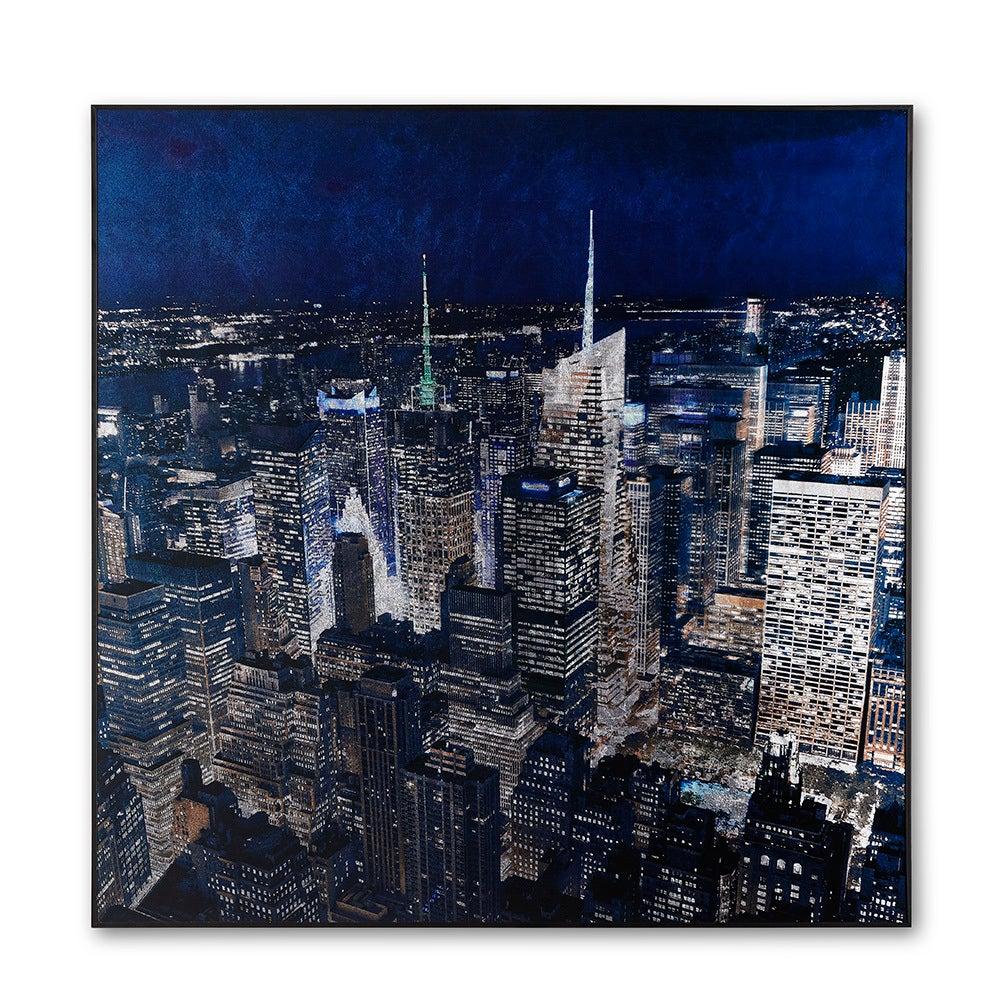 Wall Art  XC-0088 Skyscraper Acrylic Painting  100 x 100 cm