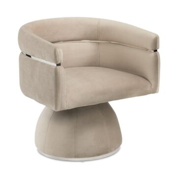 OBI CHAIR GY-LC-8376 CREAM COLOR FABRIC