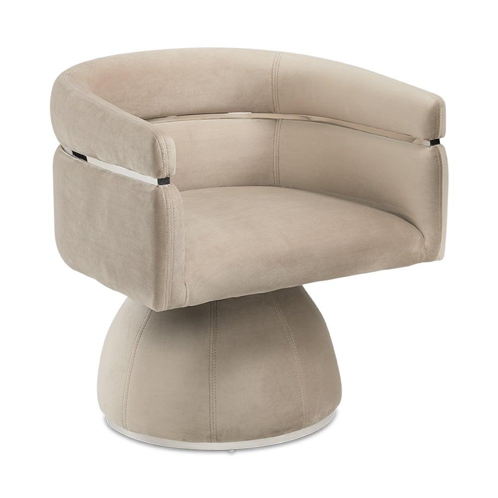 OBI CHAIR GY-LC-8376 CREAM COLOR FABRIC
