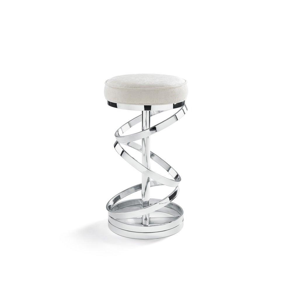 GLAM bar stool GY-BAR-8530 Ivory linen