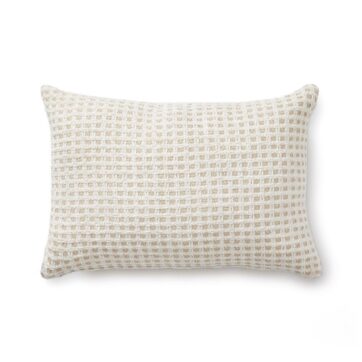SOLO CUSHION 14X20IN Feather Insert PARCHMENT