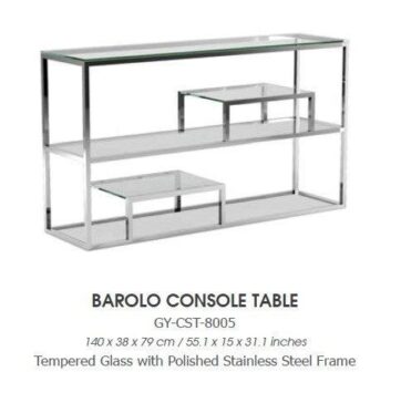 BAROLO GY-CST-8005 Polished steel console