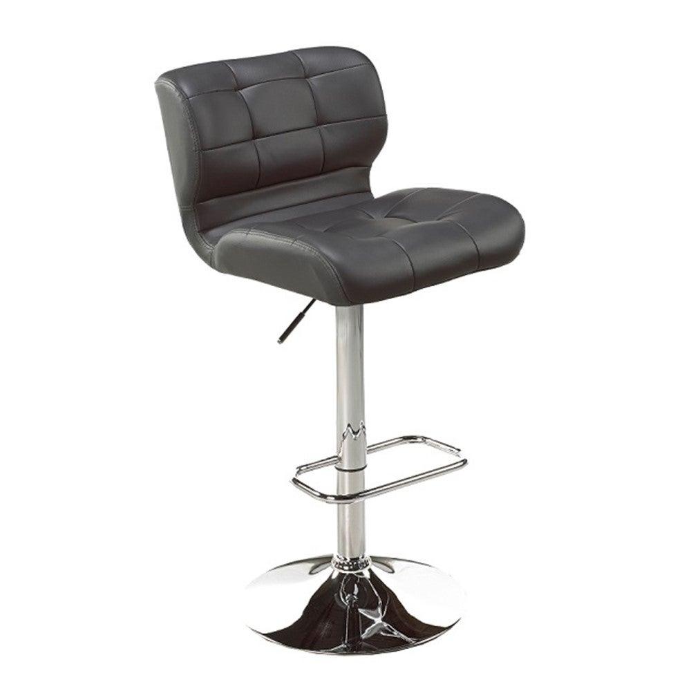 FANTA Bar Stool Faux Leather GY-1064Q Grey PU