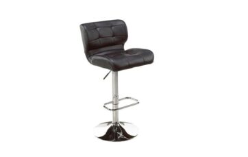 FANTA Bar Stool Faux Leather GY-1064Q Black PU