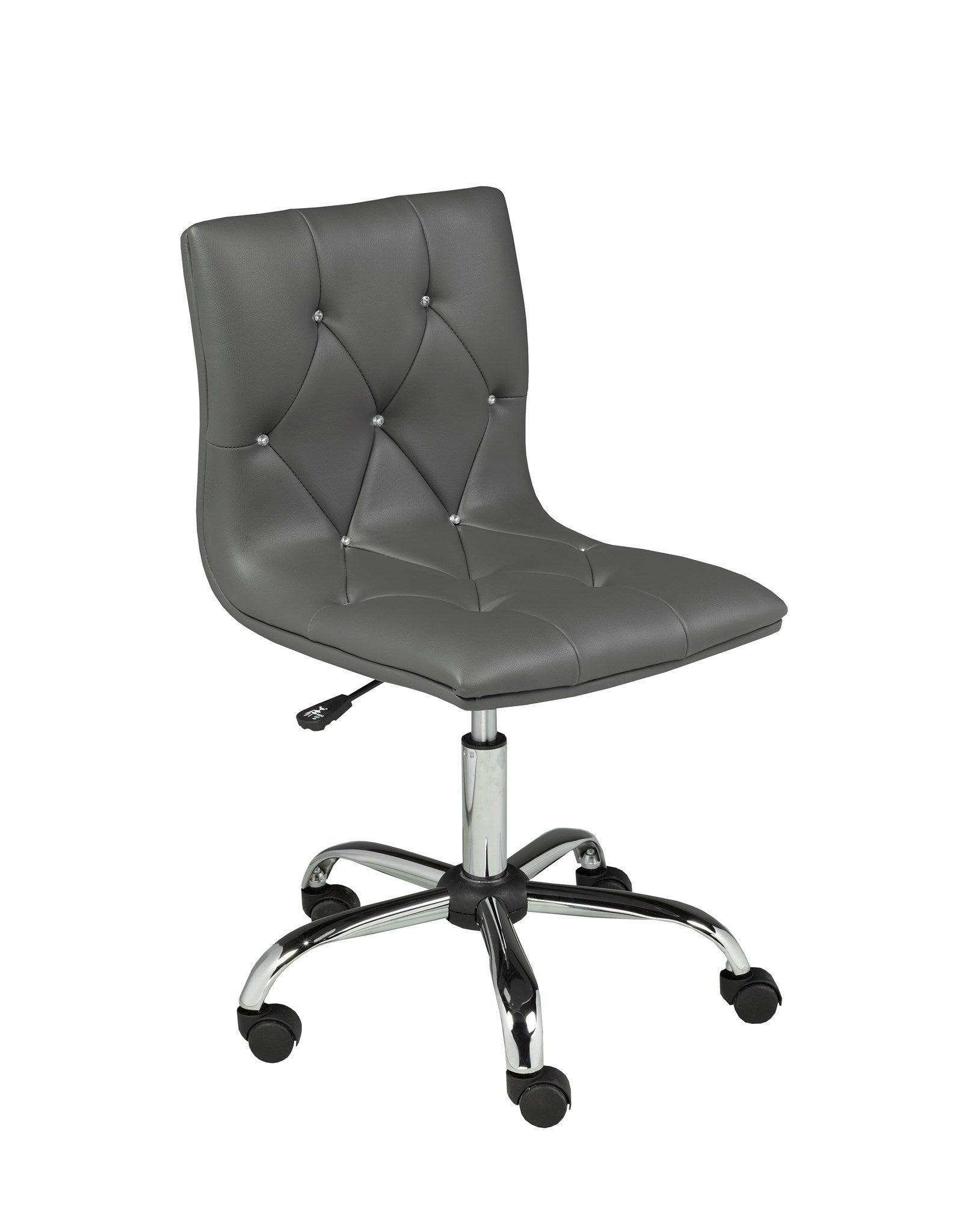 Crystal Office Chair GY-5115 Grey PU
