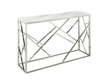 CAROLE Console Table GY-CST2051214-M Faux Marble Top Carole