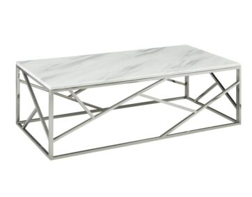 CAROLE Coffee Table GY-CT2051214-M Faux Marble Top Carole