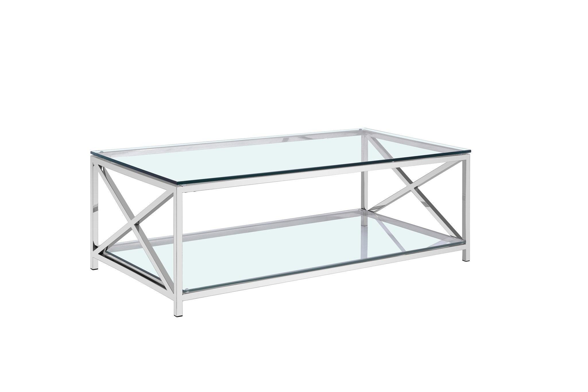 ELSA Coffee Table GY-CT-SX0302 w/ Mirror shelf