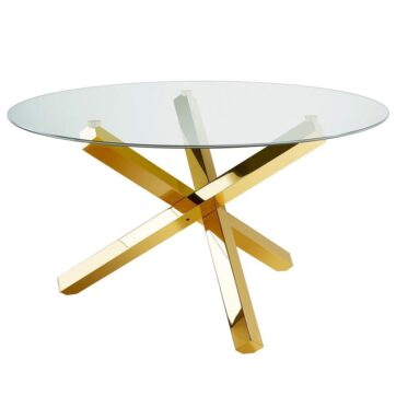 HELEN DINING TABLE GOLD