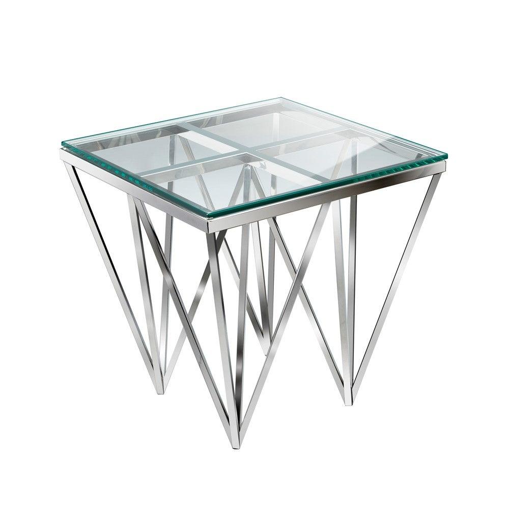 LUXOR End Table GY-ET-7745 Polished stainless steel