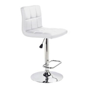 SELENA Bar CHAIR GY2494 White PU