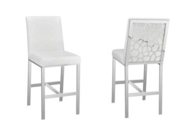 Wellington Counter Chair GY-COU-7982 White Aspen